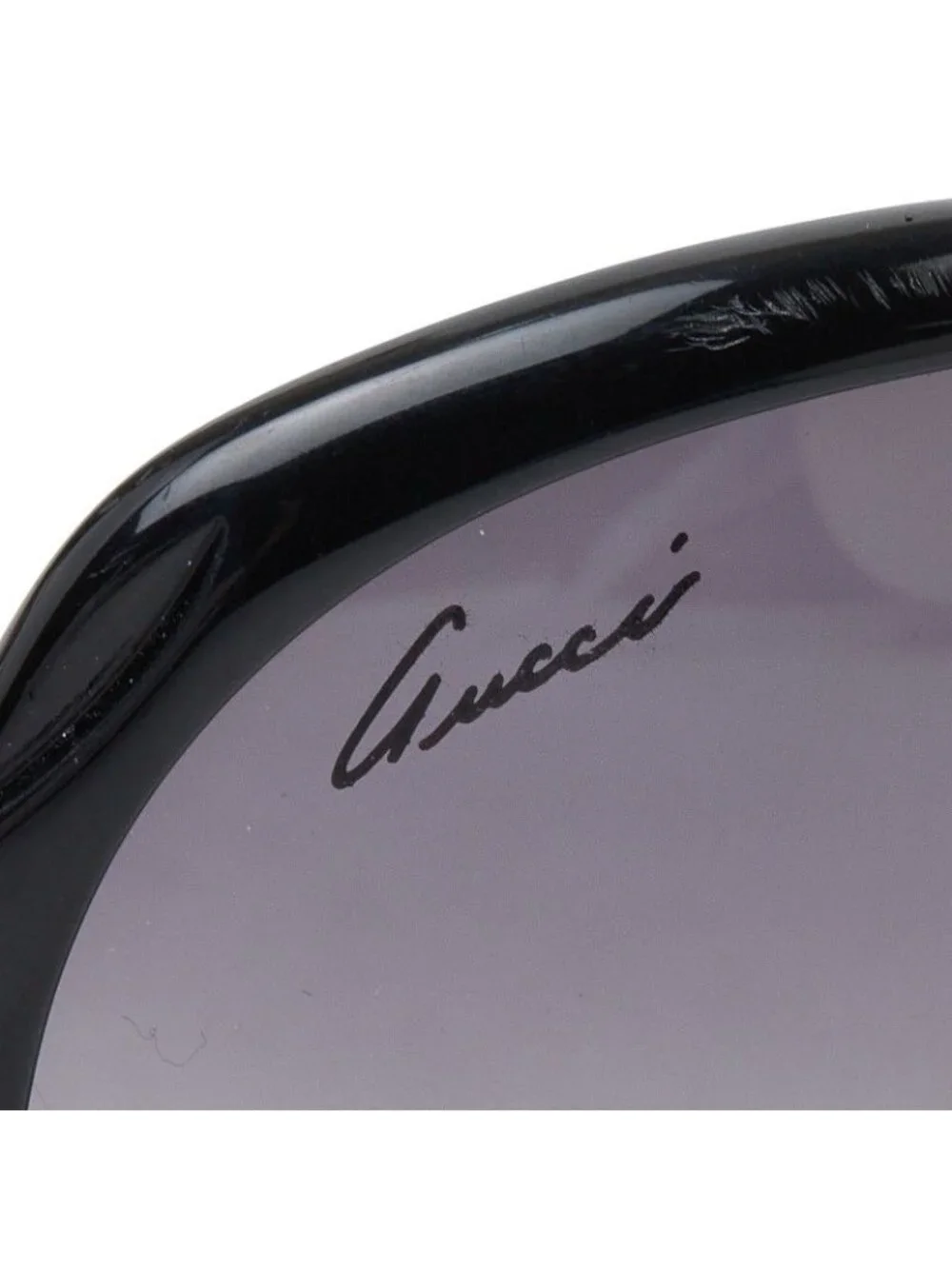 Gucci Bamboo Sunglasses S Black Acetate Eyewear